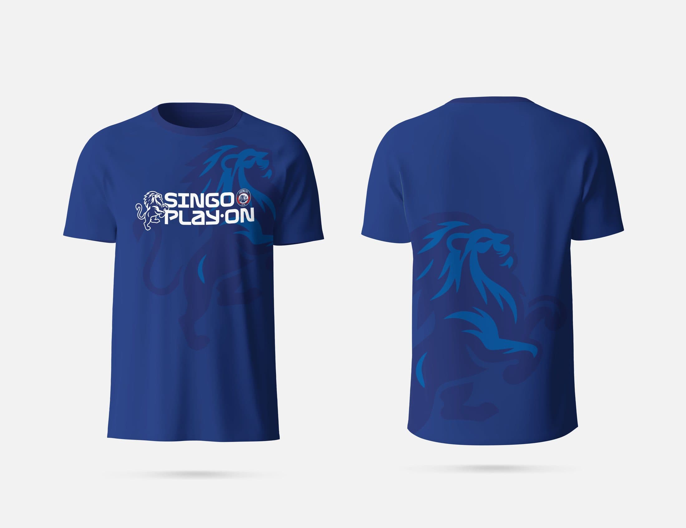 Jersey resmi Singo Play On tampak depan